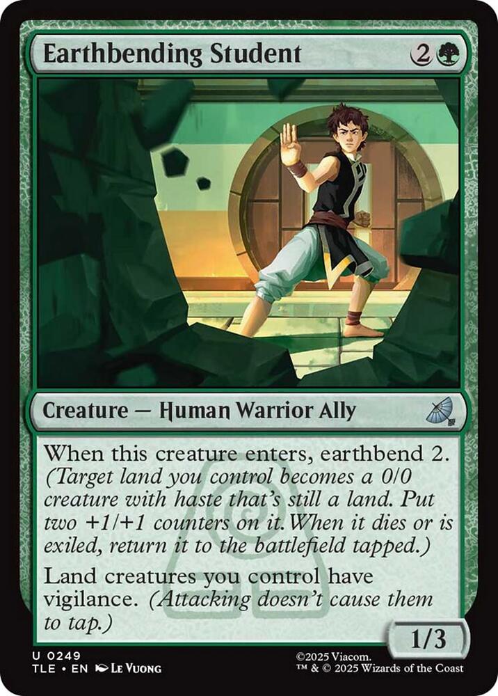 Earthbending Student 249/317 (Avatar: The Last Airbender: Eternal-Legal)  - Foil | Good Games North