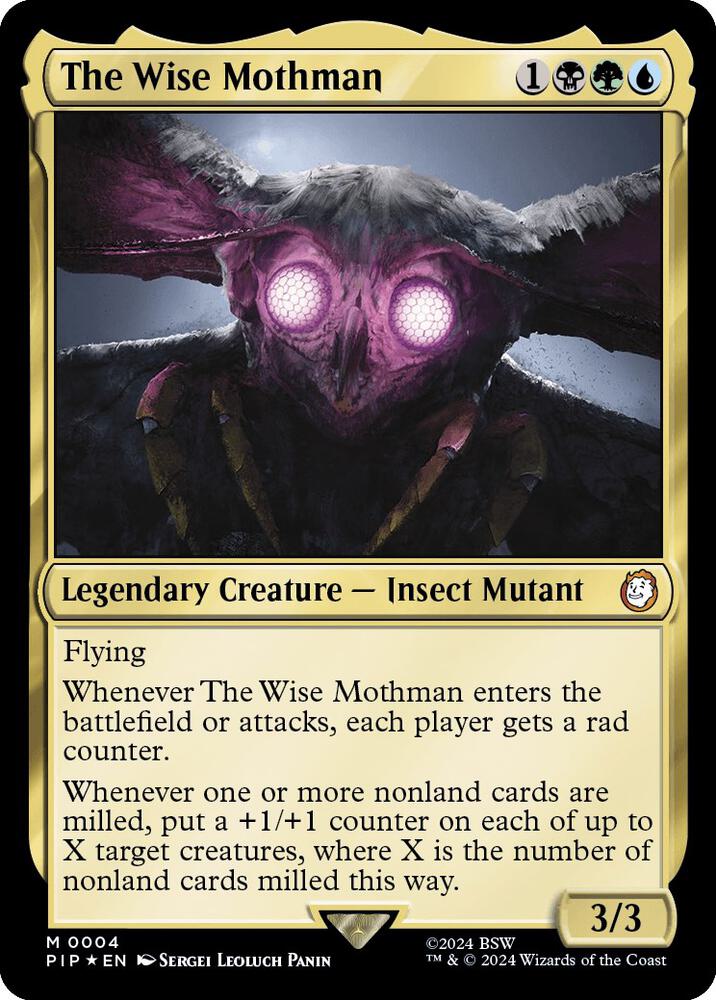 The Wise Mothman 4 (Universes Beyond: Fallout)  - Foil | Good Games North
