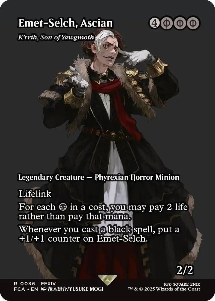 Emet-Selch, Ascian - K'rrik, Son of Yawgmoth 36/64 (FINAL FANTASY: Through the Ages)  - Showcase | Good Games North