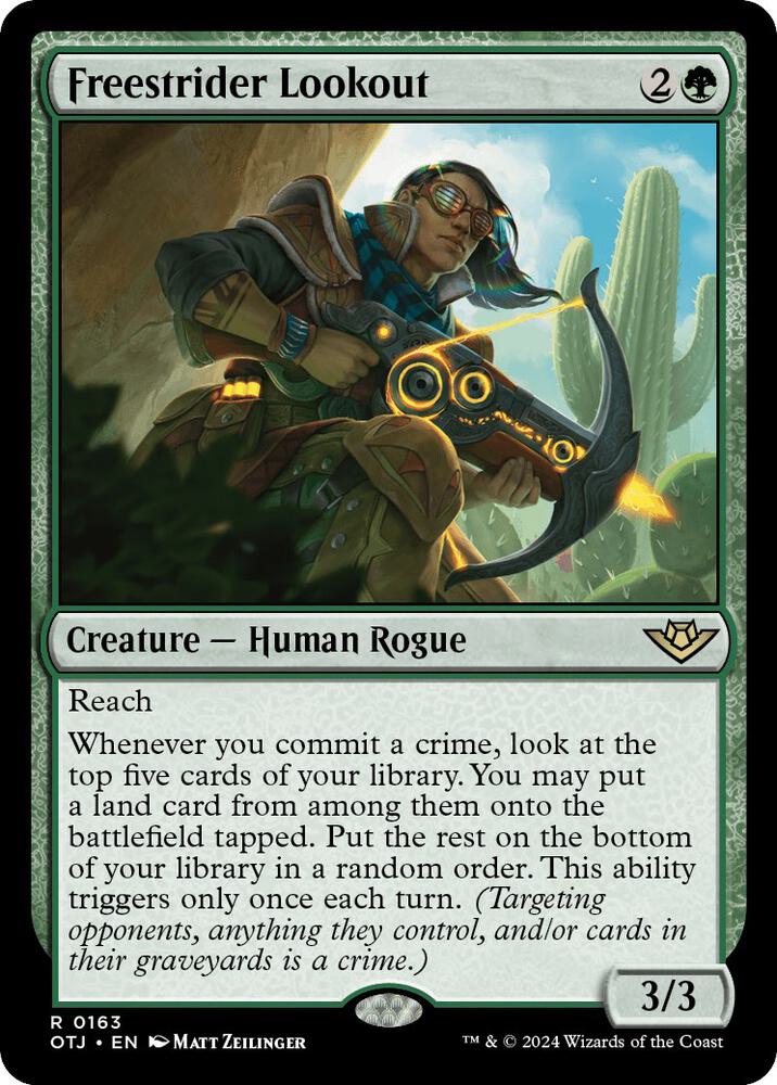 Freestrider Lookout 163/286 (Outlaws of Thunder Junction)  - Foil | Good Games North