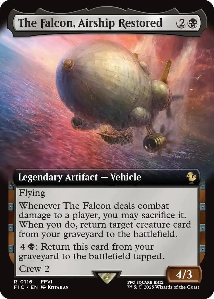 The Falcon, Airship Restored 116 (Commander: FINAL FANTASY)  | Good Games North