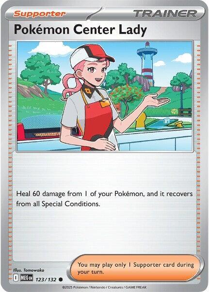Pokemon Center Lady 123/132 (ME01: Mega Evolution)  | Good Games North
