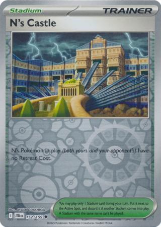 N's Castle 152/159 (SV09: Journey Together)  - Reverse Holofoil | Good Games North