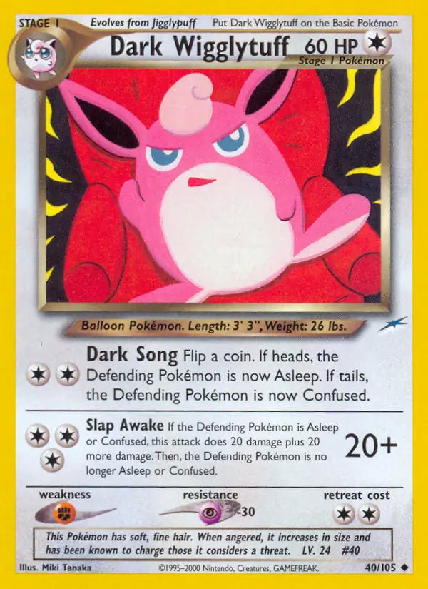 Dark Wigglytuff 040/105 (Neo Destiny)  - Unlimited | Good Games North