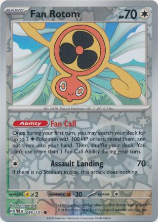 Fan Rotom 085/131 (SV: Prismatic Evolutions)  - Reverse Holofoil | Good Games North