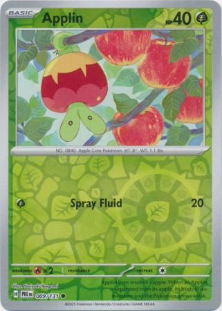 Applin 009/131 (SV: Prismatic Evolutions)  - Reverse Holofoil | Good Games North