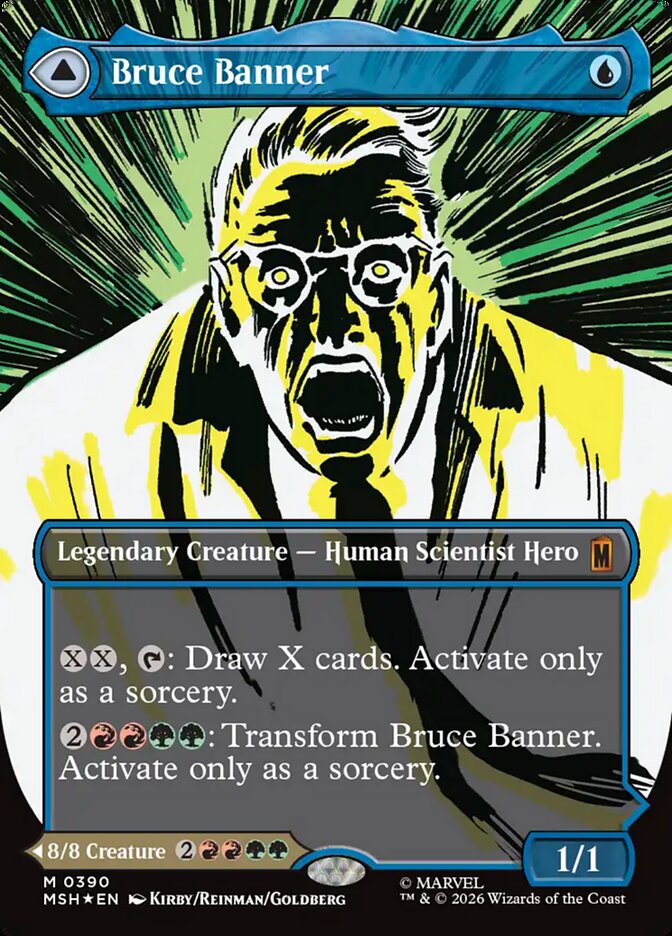 Bruce Banner // The Incredible Hulk 390 (Marvel Super Heroes)  - Borderless Foil | Good Games North