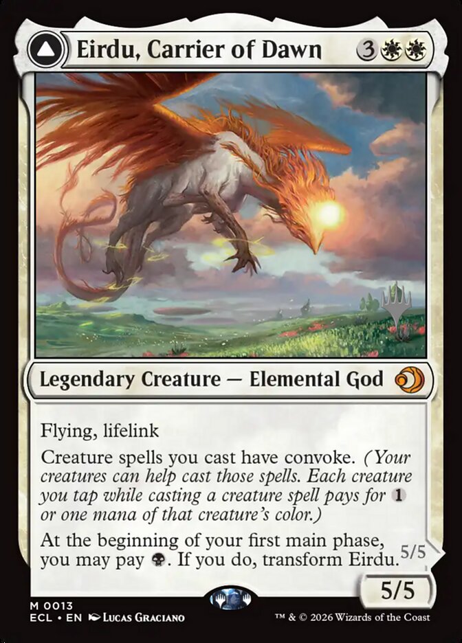 Eirdu, Carrier of Dawn // Isilu, Carrier of Twilight 13 (Promo Pack: Lorwyn Eclipsed)  | Good Games North