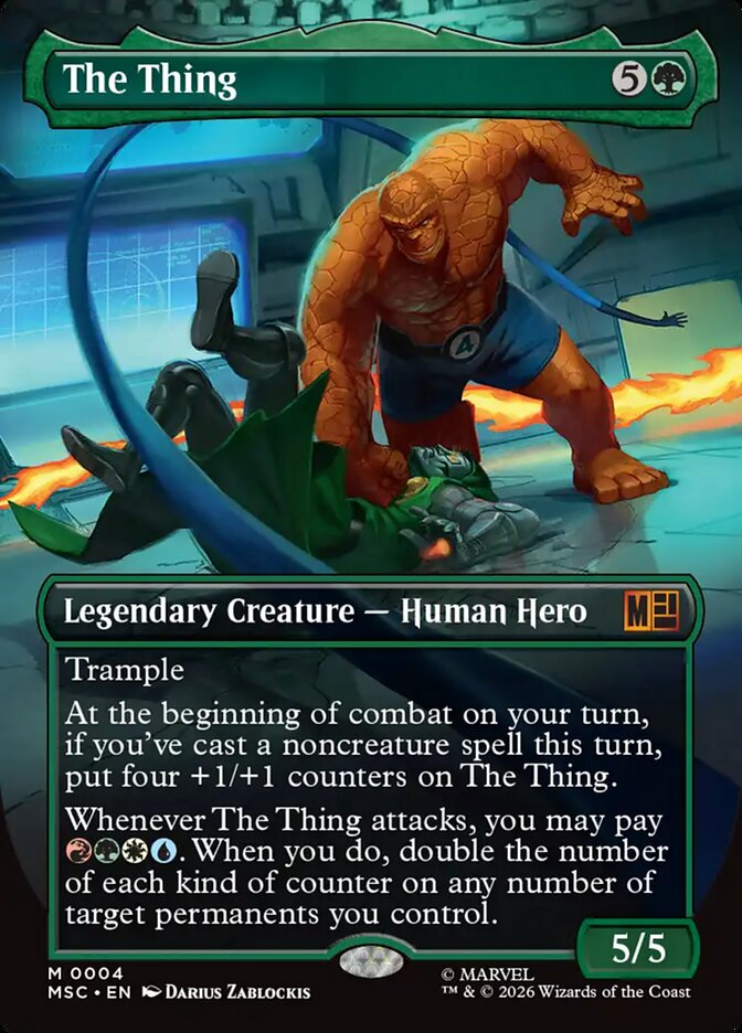The Thing 4 (Commander: Marvel Super Heroes)  - Borderless | Good Games North