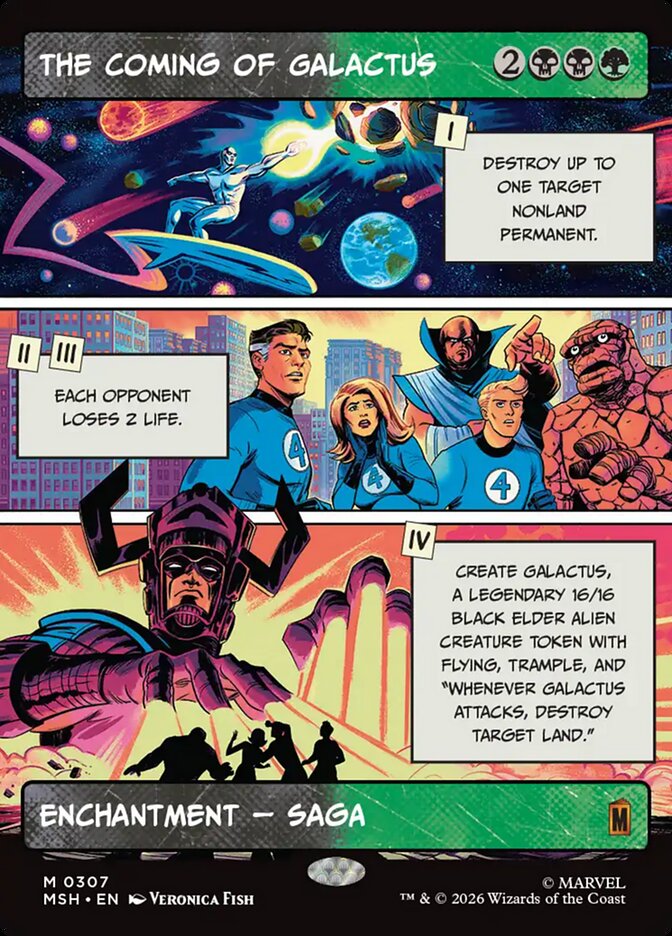 The Coming of Galactus 307 (Marvel Super Heroes)  - Showcase Foil | Good Games North