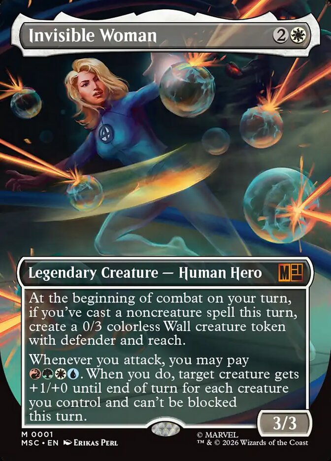 Invisible Woman 1 (Commander: Marvel Super Heroes)  - Borderless | Good Games North