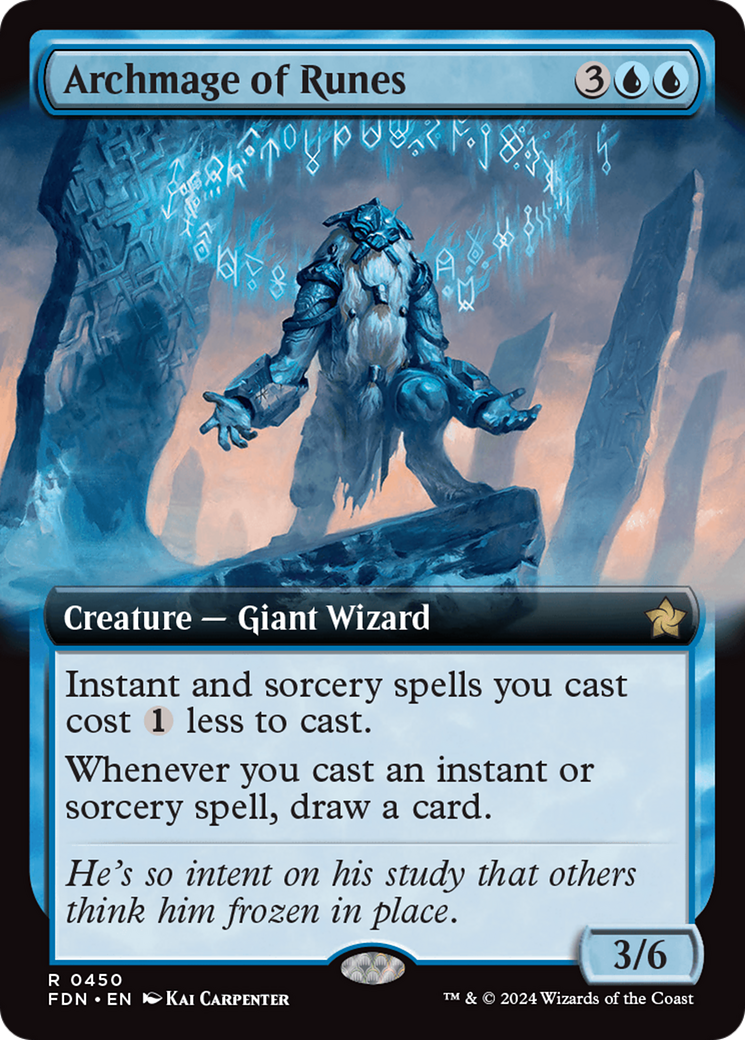 Archmage of Runes (Extended Art) [Foundations] | Good Games North