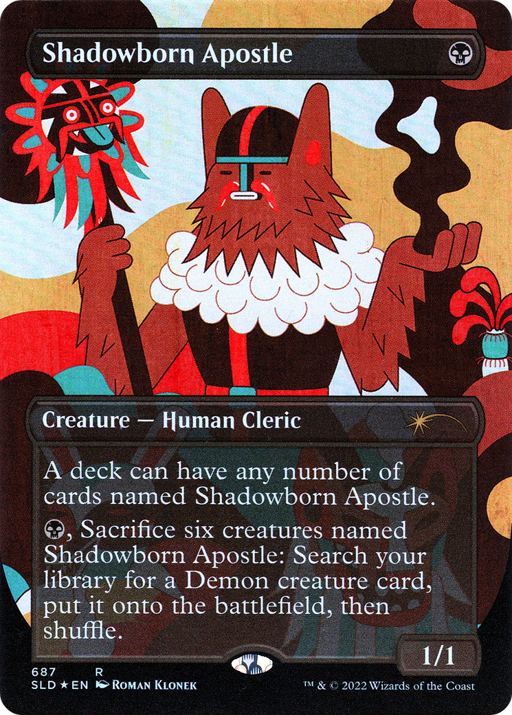Shadowborn Apostle (687) (Borderless) [Secret Lair Drop Promos] | Good Games North