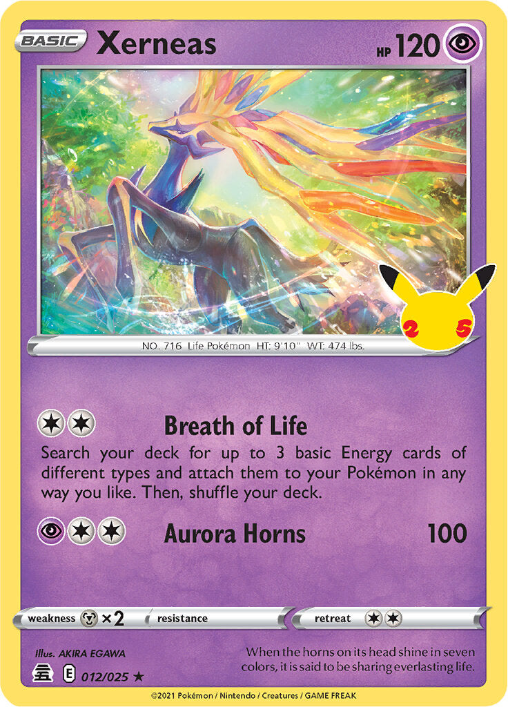 Xerneas (012/025) [Celebrations: 25th Anniversary] | Good Games North