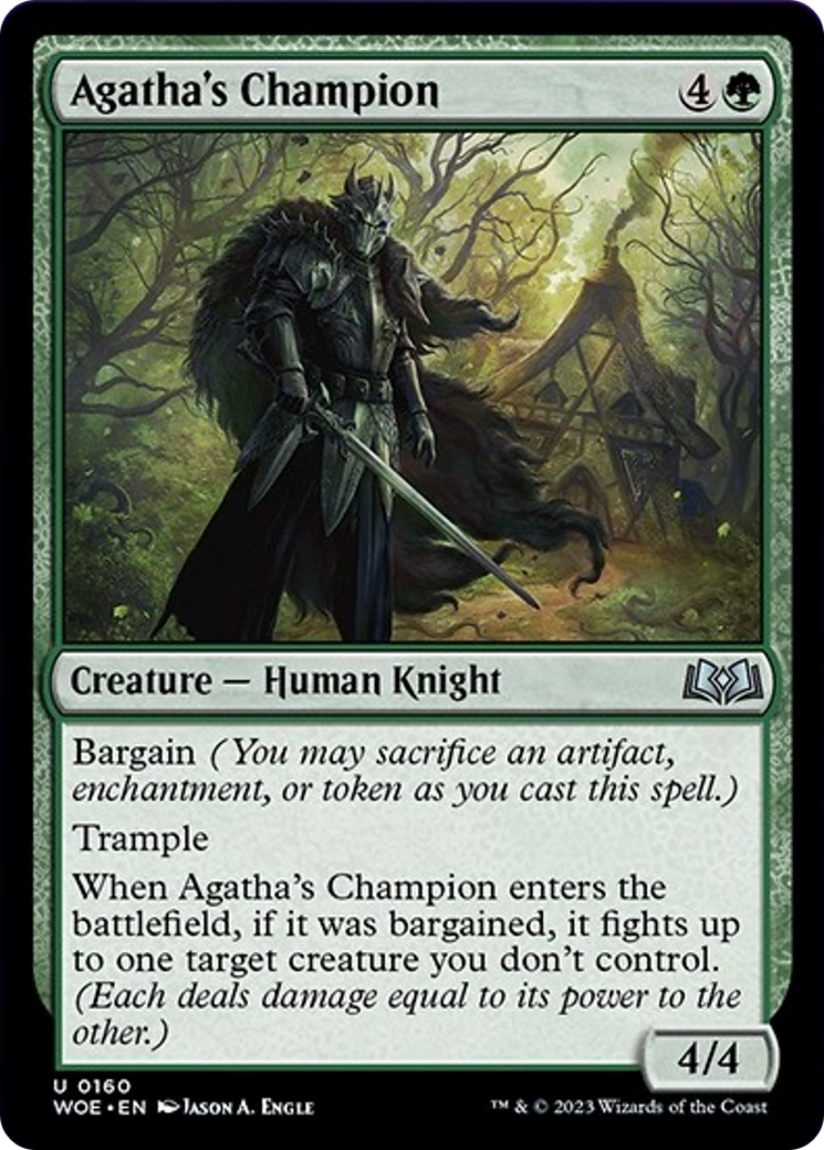 Agatha's Champion [Wilds of Eldraine] | Good Games North