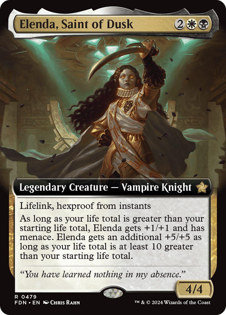 Elenda, Saint of Dusk (Extended Art) [Foundations] | Good Games North