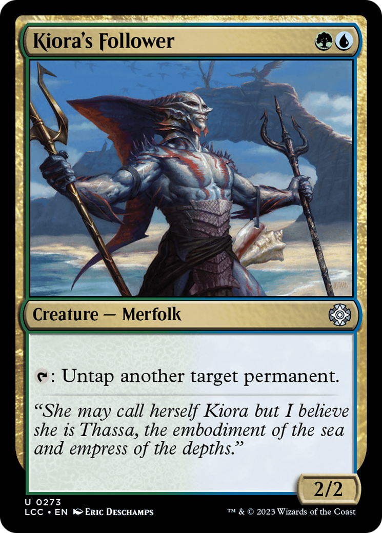 Kiora's Follower [The Lost Caverns of Ixalan Commander] | Good Games North