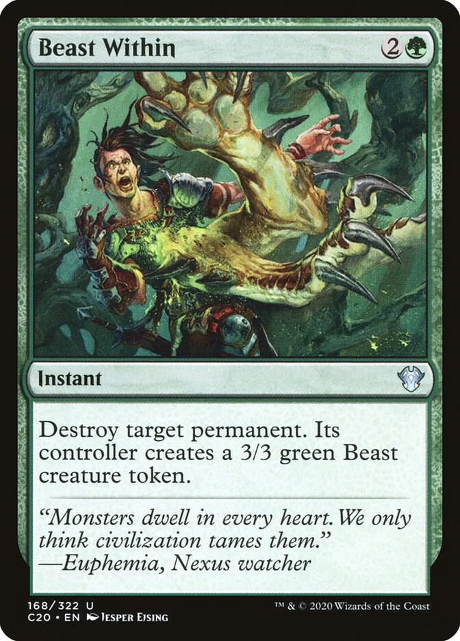 Beast Within 168/322 (Commander 2020)  | Good Games North