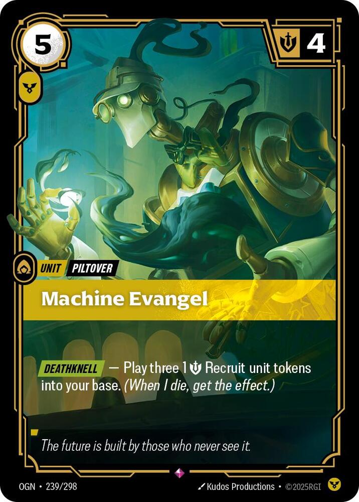Machine Evangel (Origins)  - Foil | Good Games North