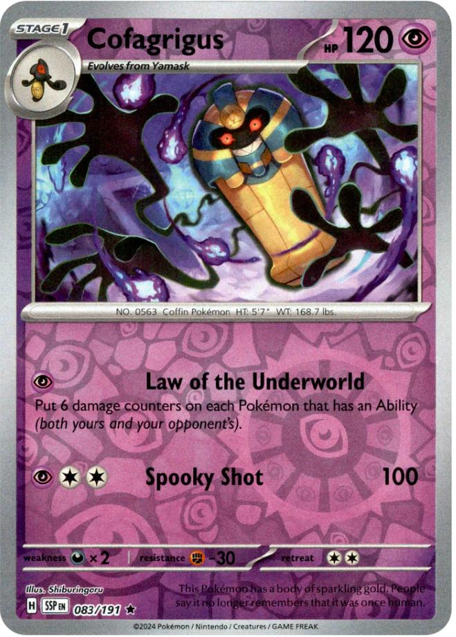 Cofagrigus (083/191) [Scarlet & Violet: Surging Sparks] | Good Games North