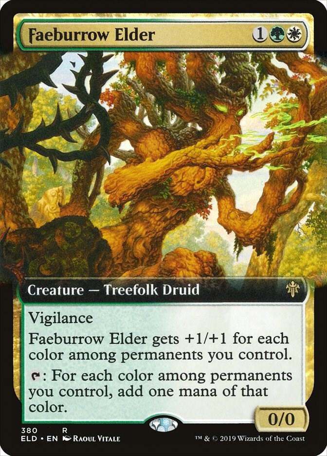 Faeburrow Elder Extended Art (Throne of Eldraine)  - Foil | Good Games North