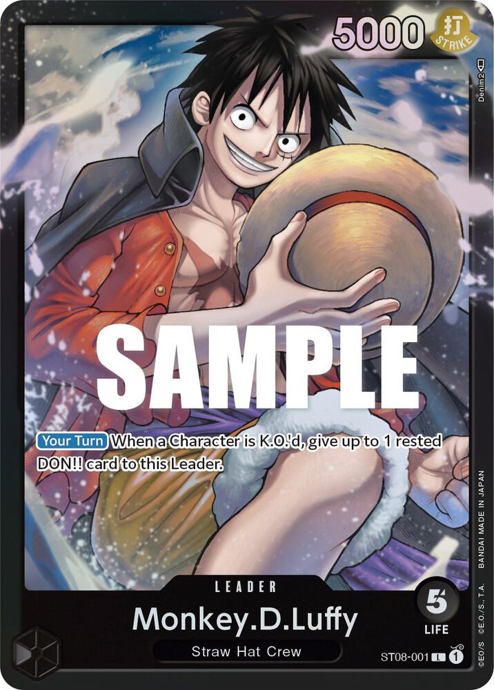 Monkey.D.Luffy ST08-001 (Starter Deck 8: Monkey.D.Luffy)  - Foil | Good Games North