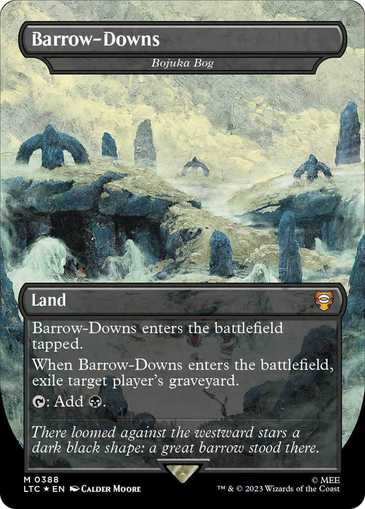 Barrow-Downs - Bojuka Bog (Surge Foil Realms and Relics) [The Lord of the Rings: Tales of Middle-Earth Commander] | Good Games North