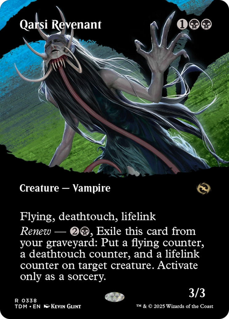 Qarsi Revenant (Borderless) [Tarkir: Dragonstorm] | Good Games North
