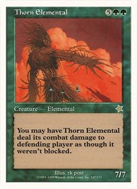 Thorn Elemental (Oversized) [Oversize Cards] | Good Games North