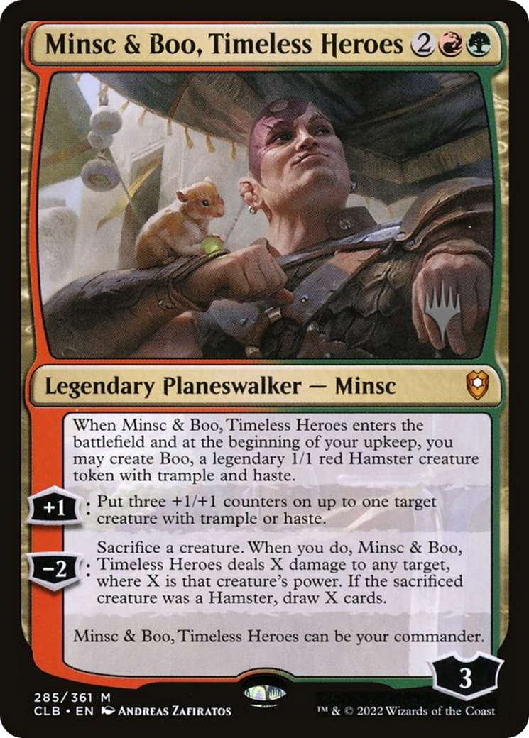 Minsc & Boo, Timeless Heroes (Promo Pack) [The Lost Caverns of Ixalan Promos] | Good Games North