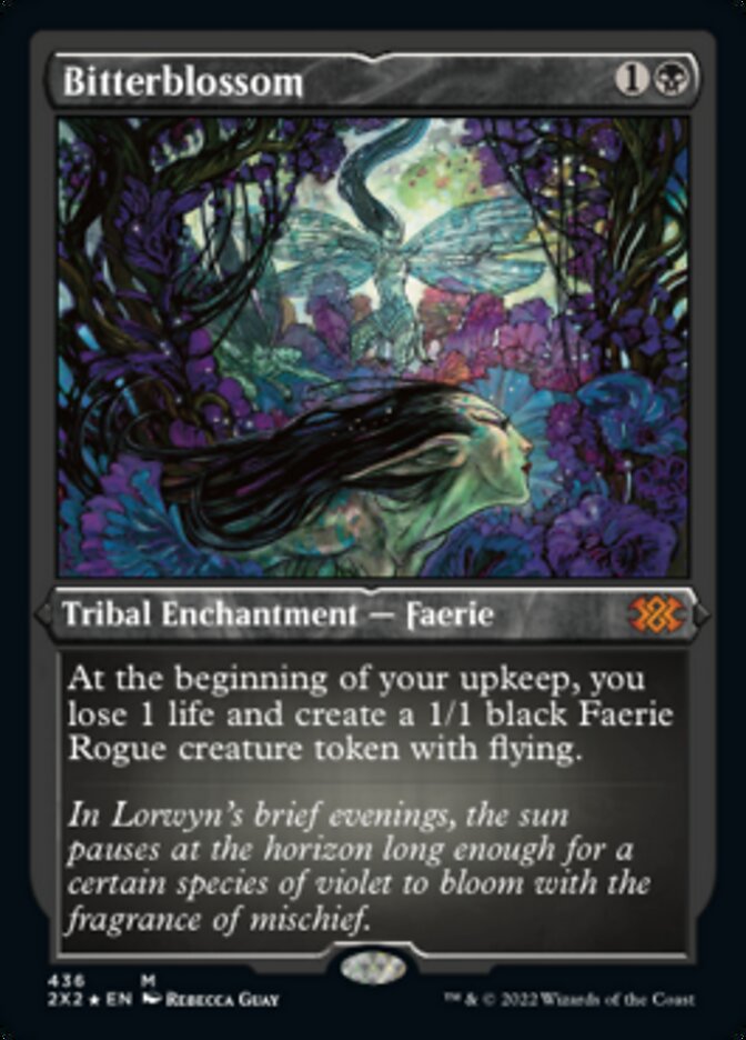 Bitterblossom (Foil Etched) [Double Masters 2022] | Good Games North