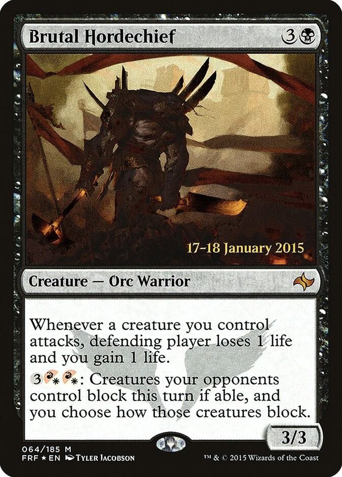 Brutal Hordechief 64s/43 (Prerelease Cards)  - Foil | Good Games North