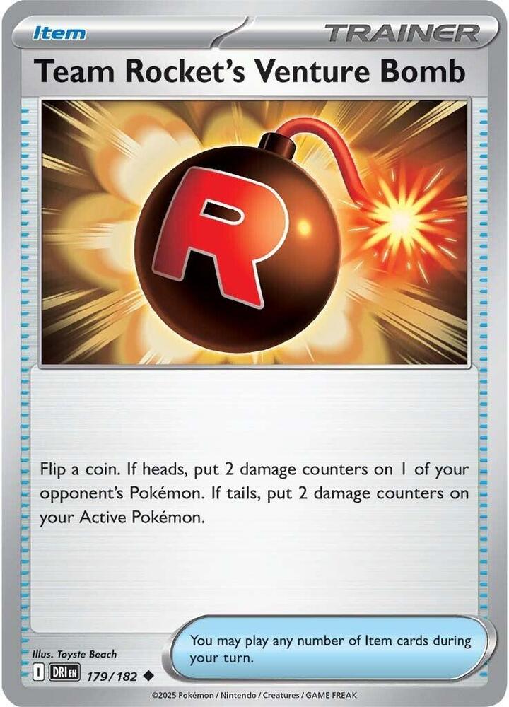 Team Rocket's Venture Bomb 179/182 (SV10: Destined Rivals)  | Good Games North