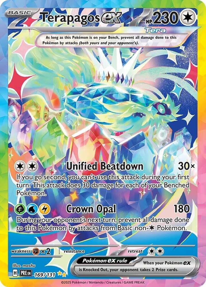 Terapagos ex (169/131) [Scarlet & Violet: Prismatic Evolutions] | Good Games North