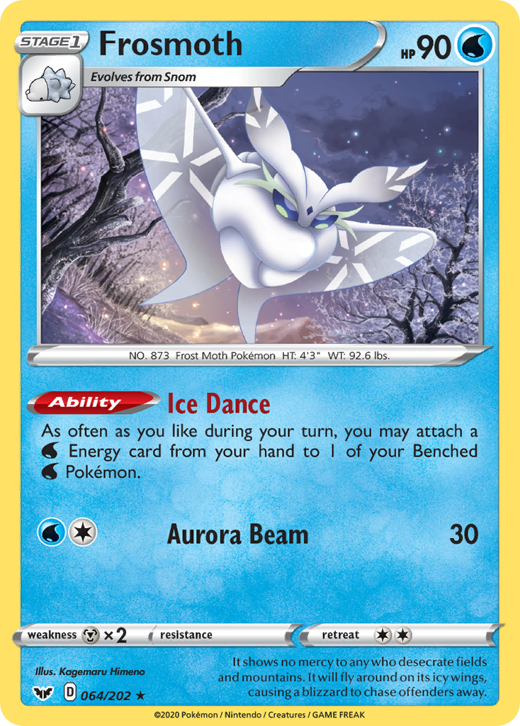 Frosmoth (064/202) (Theme Deck Exclusive) [Sword & Shield: Base Set] | Good Games North