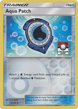 Aqua Patch (119/145) (League Promo) [Sun & Moon: Guardians Rising] | Good Games North
