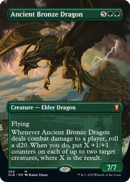 Ancient Bronze Dragon Borderless 369 (Commander Legends: Battle for Baldur's Gate)  | Good Games North