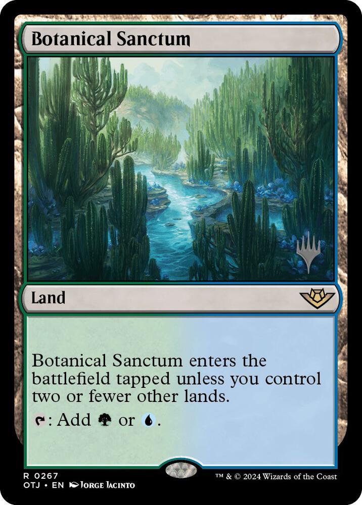 Botanical Sanctum 267 (Promo Pack: Outlaws of Thunder Junction)  - Foil | Good Games North