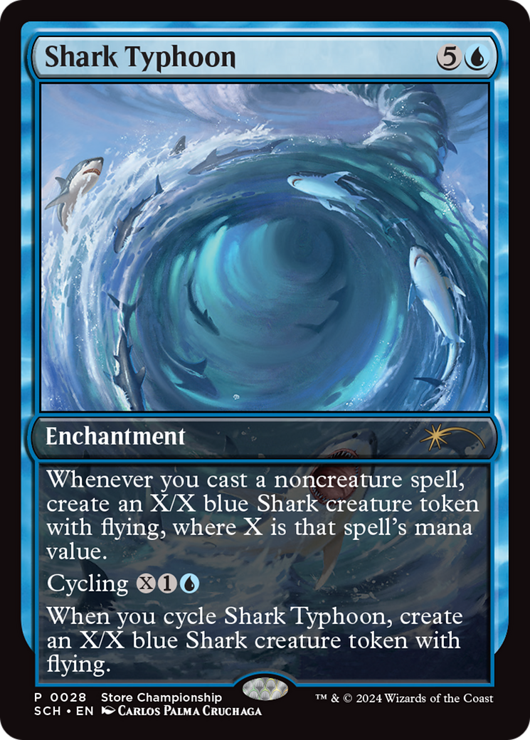 Shark Typhoon (Store Championship) [Bloomburrow Promos] | Good Games North