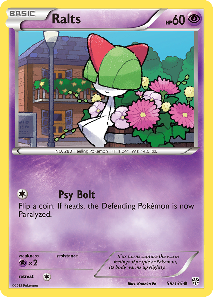 Ralts (59/135) [Black & White: Plasma Storm] | Good Games North