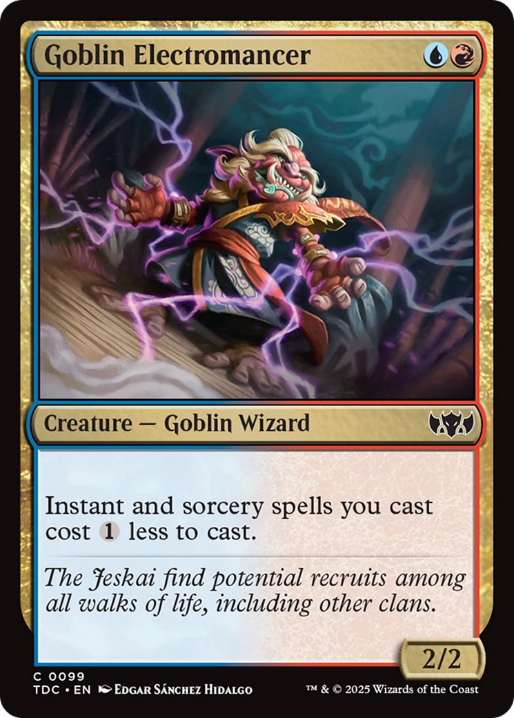 Goblin Electromancer [Tarkir: Dragonstorm Commander] | Good Games North
