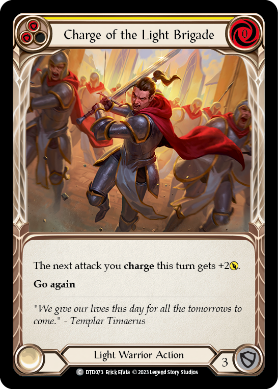Charge of the Light Brigade (Yellow) [DTD073] (Dusk Till Dawn) | Good Games North