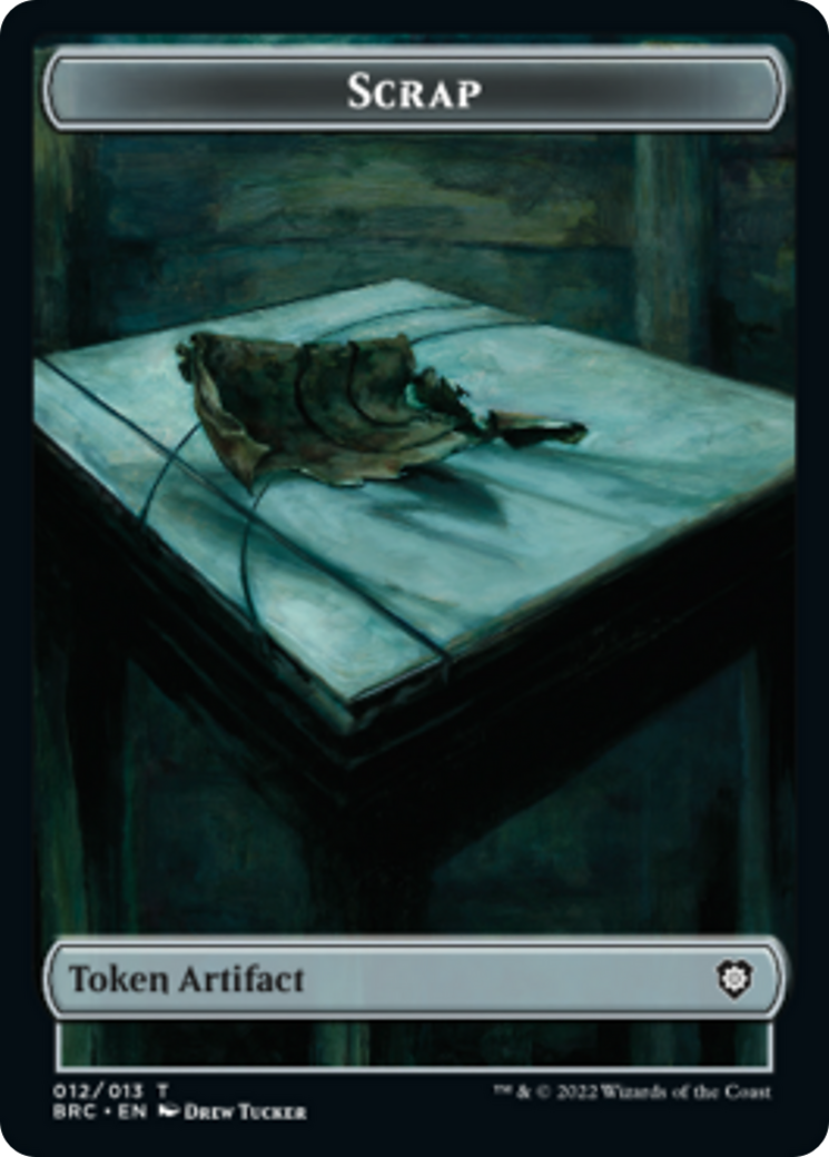 Scrap // Powerstone Double-Sided Token [The Brothers' War Commander Tokens] | Good Games North