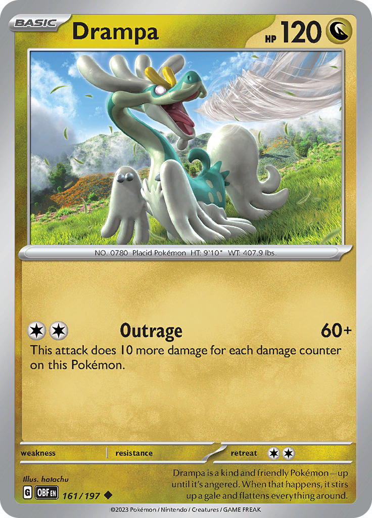 Drampa (161/197) [Scarlet & Violet: Obsidian Flames] | Good Games North