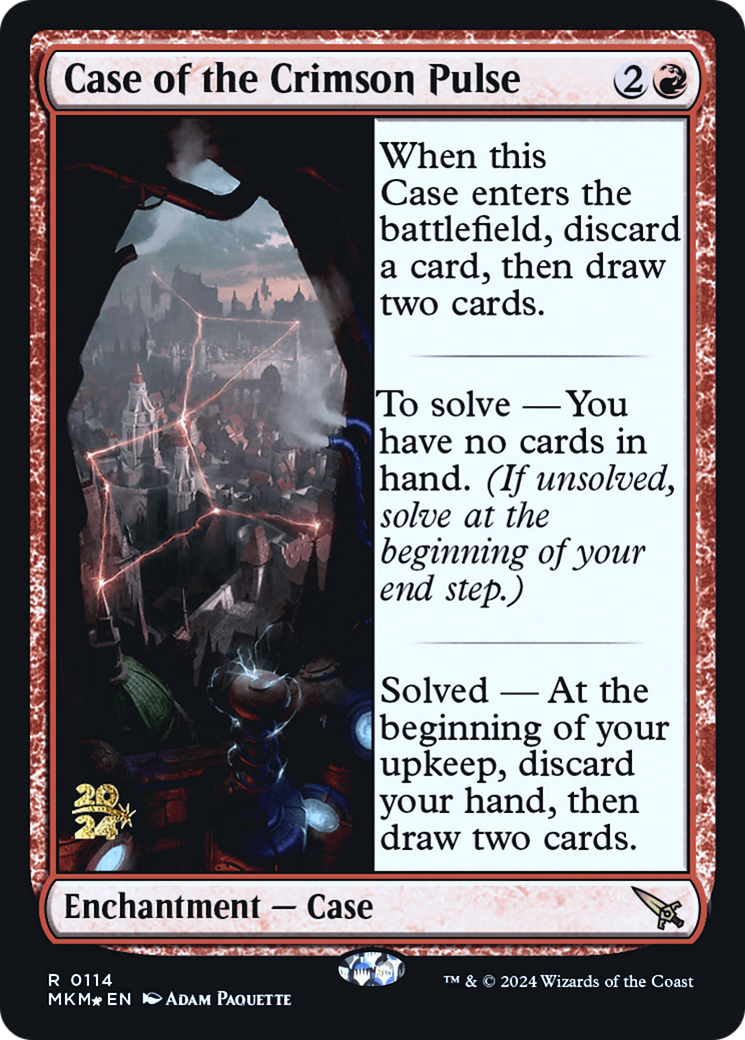 Case of the Crimson Pulse [Murders at Karlov Manor Prerelease Promos] | Good Games North