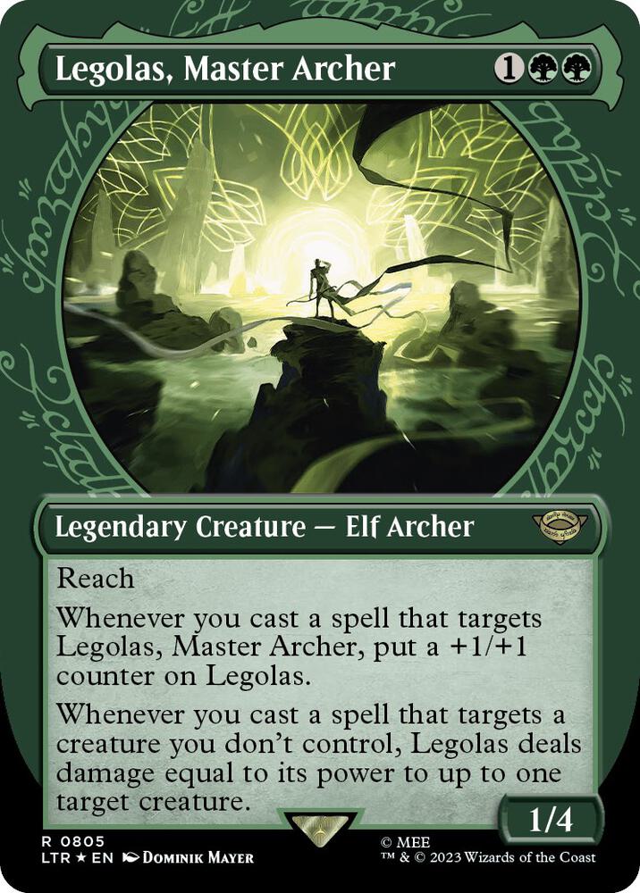 Legolas Master Archer Showcase Surge Foil (Universes Beyond: The Lord of the Rings: Tales of Middle-earth)  - Foil | Good Games North