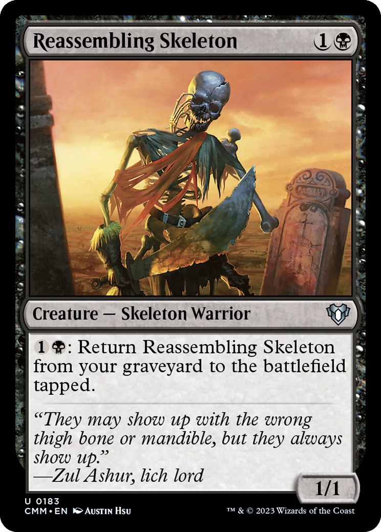 Reassembling Skeleton [Commander Masters] | Good Games North