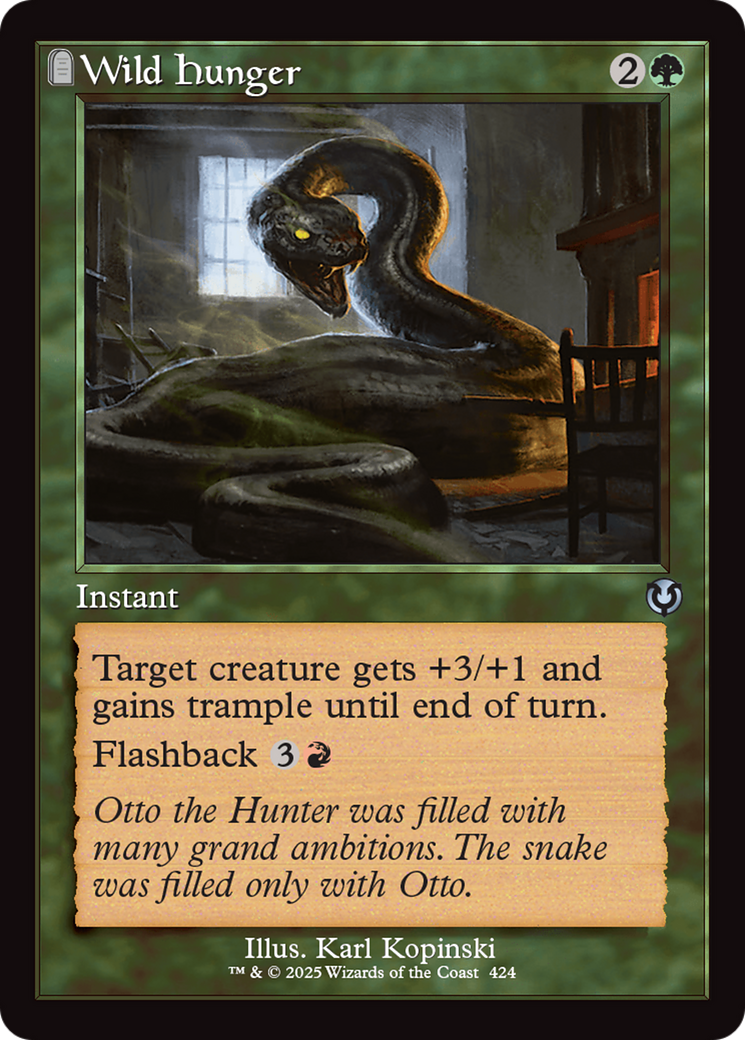Wild Hunger (Retro Frame) [Innistrad Remastered] | Good Games North