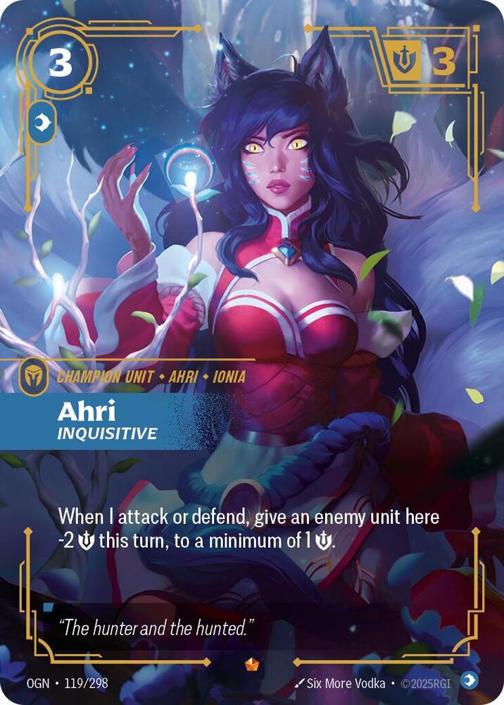 Ahri - Inquisitive 119/298 (Origins)  - Foil | Good Games North