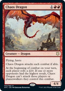 Chaos Dragon 30/62 (Commander: Adventures in the Forgotten Realms)  | Good Games North